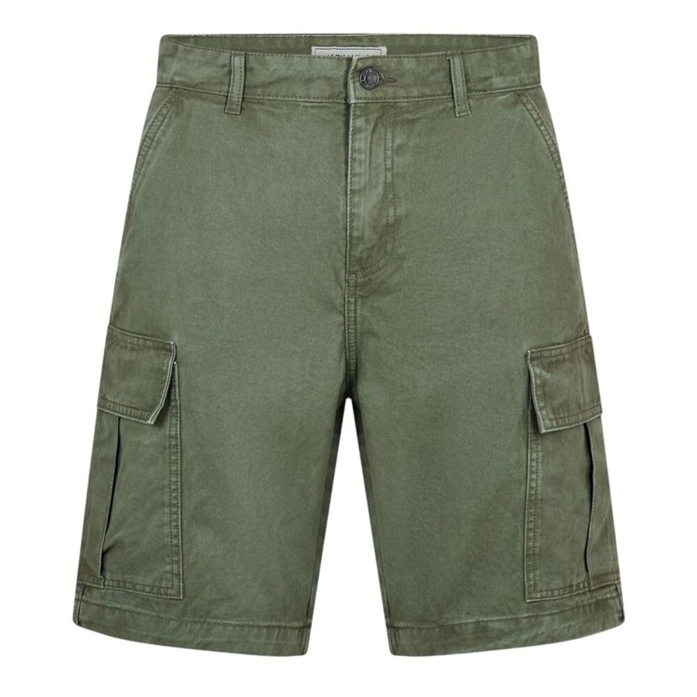 Jack Wills Mens Cargo Shorts / Khaki Green